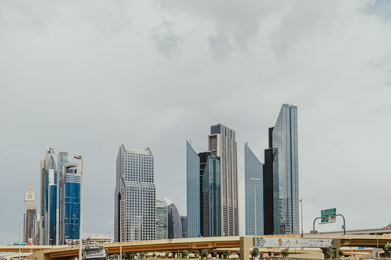 Dubai Headquarters - Modern skyline with skyscrapers